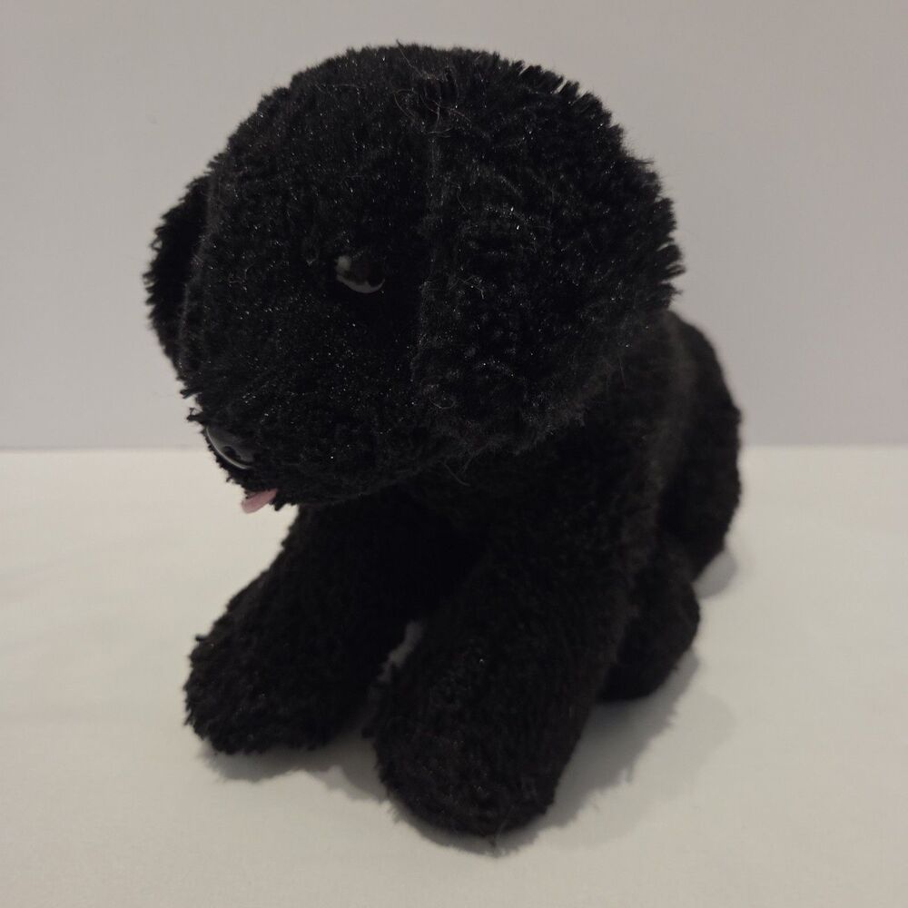 Melissa & Doug - 12" Benson Black Lab Plush Toy
